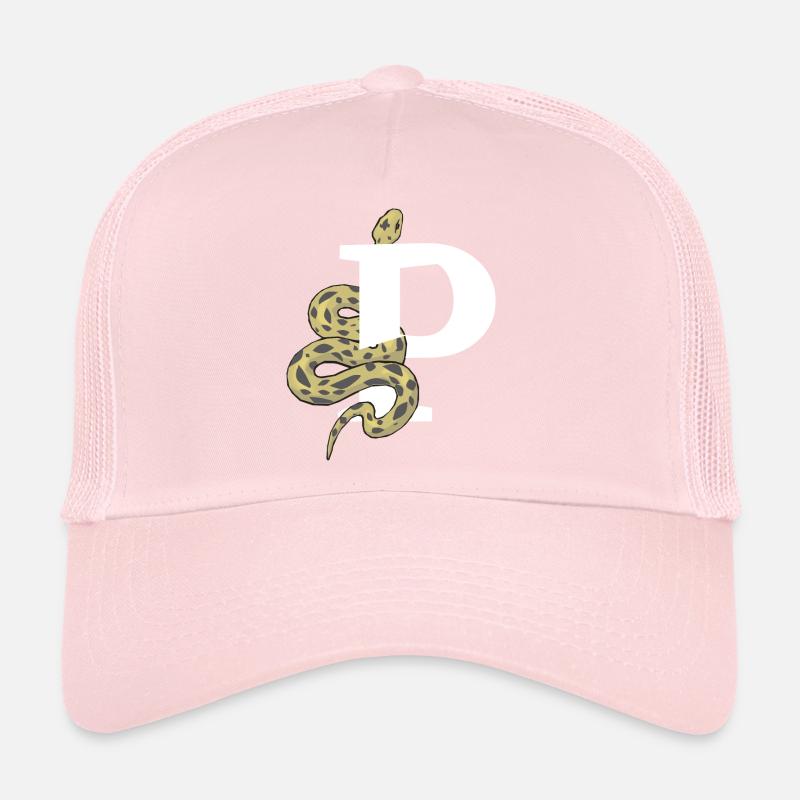 Letter p snake Trucker Cap