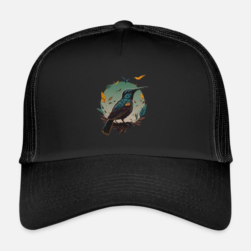 Nature Lovers - Charming Hummingbird Trucker Cap