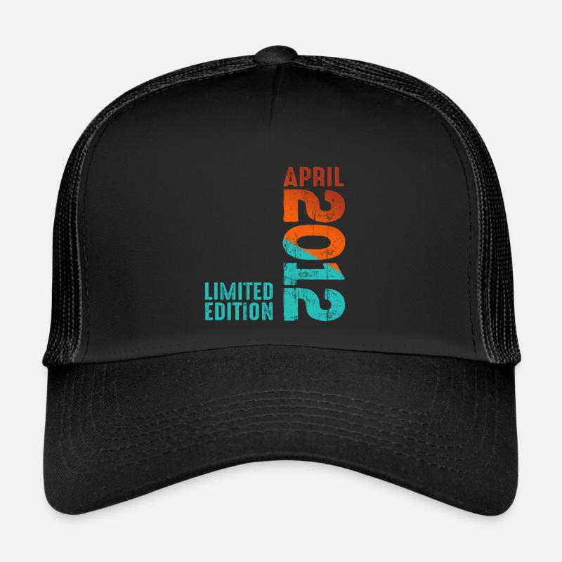Seit April 2012 Baujahr 2012 Retro Vintage 2012 Trucker Cap