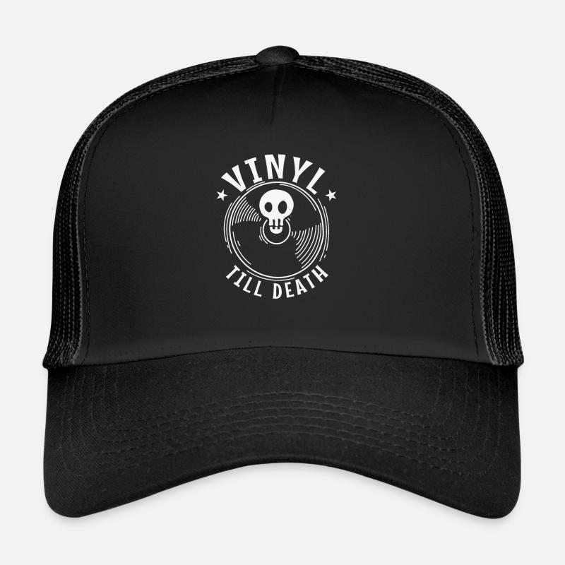Vinyle jusqu’à Death Record Chanson musicale Casquette trucker 