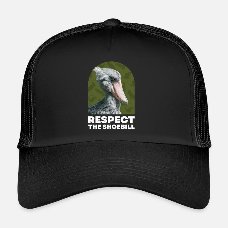 Respectez l’oiseau bec-en-sabot Casquette trucker 