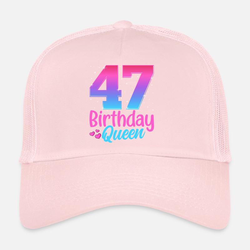 Anniversaire Queen 47 Geburtstag Casquette trucker 