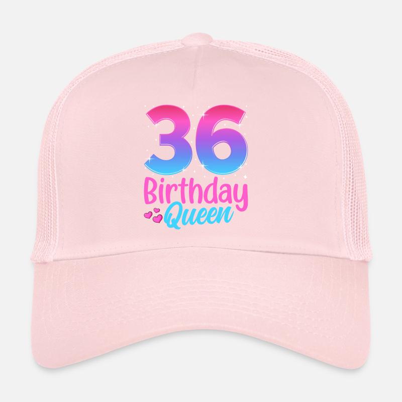 Anniversaire Queen 36 Geburtstag Casquette trucker 