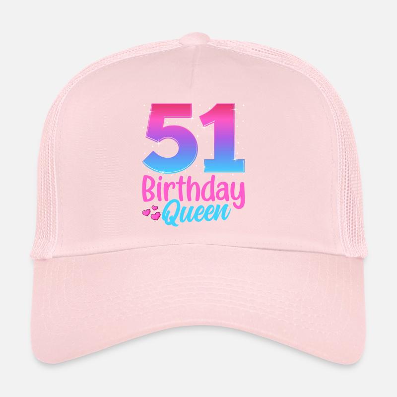 Anniversaire Queen 51 Geburtstag Casquette trucker 