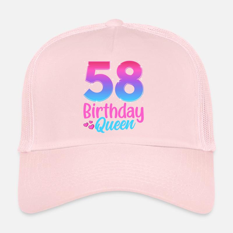 Anniversaire Queen 58 Geburtstag Casquette trucker 