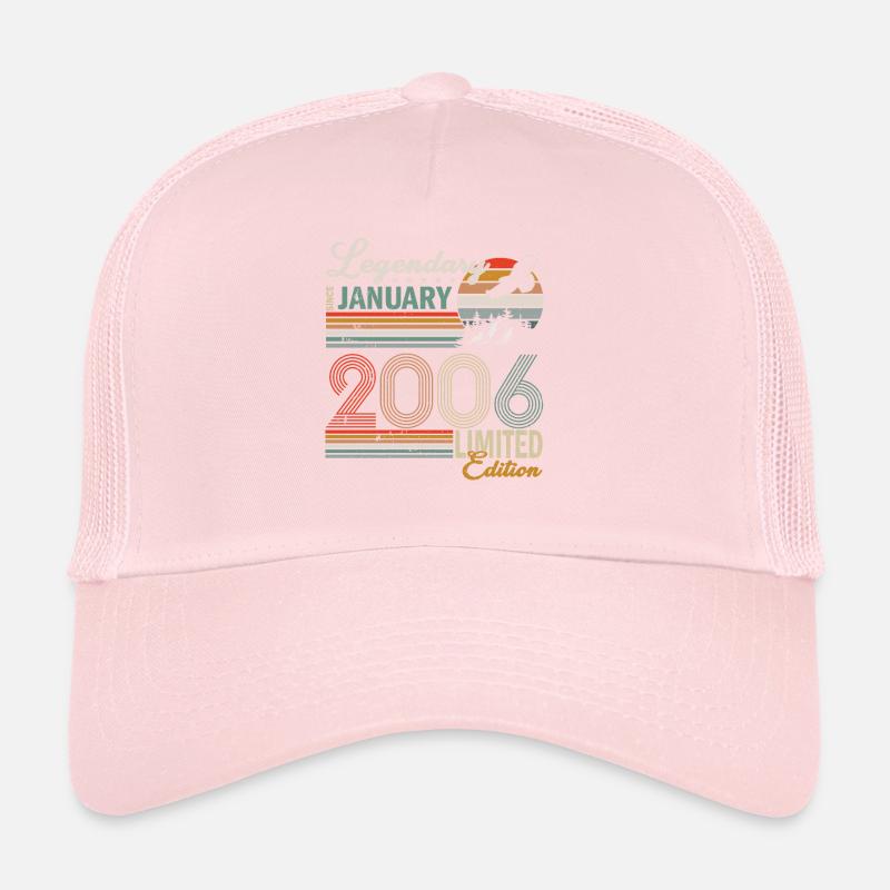 Janvier 2006 né Casquette trucker 