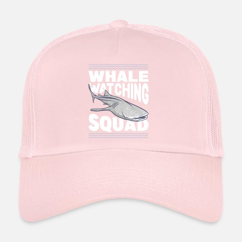 Whale Watching Whale Watching Whale Orca Blue Whale Trucker Cap