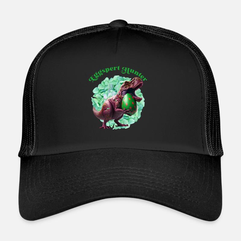 Eggspert Hunter Easter Eggs Search Easter Bunnies - Trucker Cap - black/black