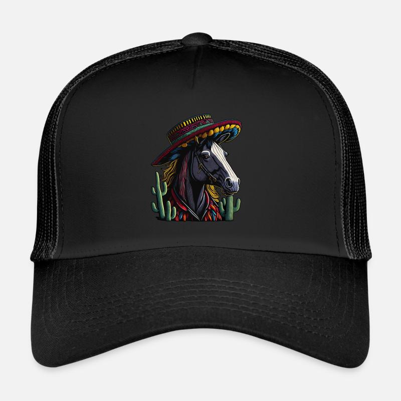 Cinco de Mayo Pferd nach mexikanischer Art mit Trucker Cap