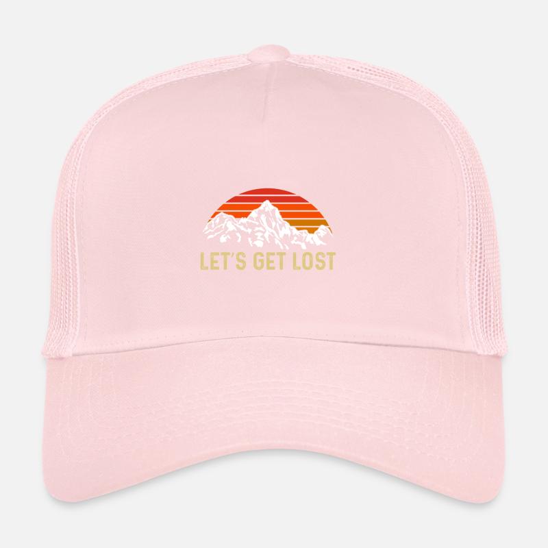 Laissez-vous perdre drôle Randonnée Randonnée Casquette trucker 