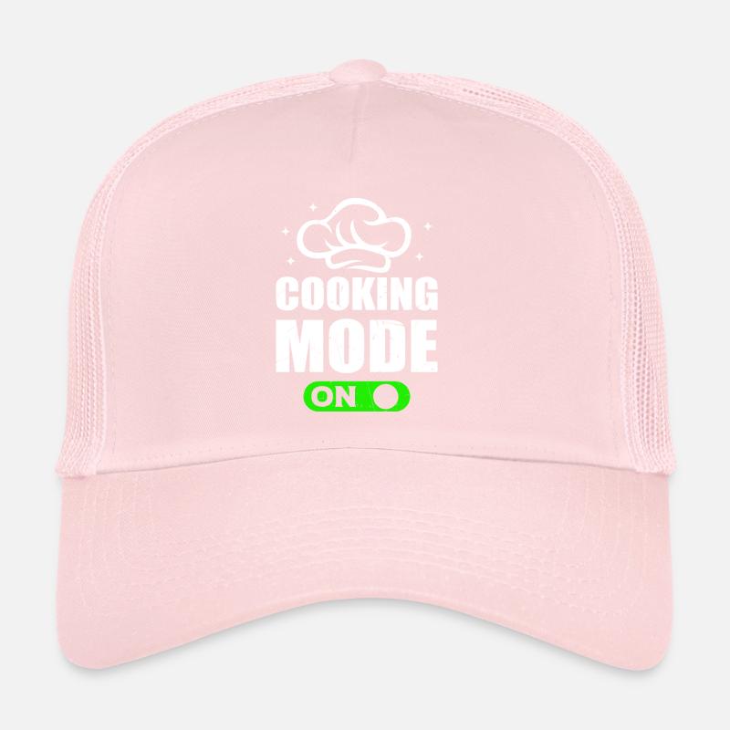 Mode de cuisson sur Cook Chapeau de chef Chef de cuisine Cook Casquette trucker 
