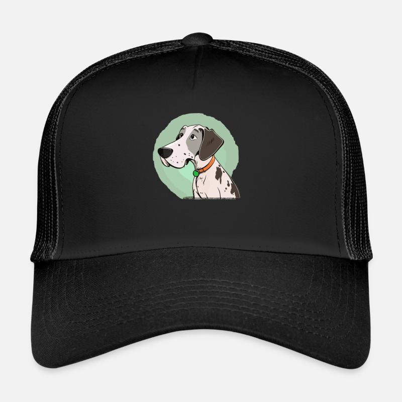 Dog in comic style Trucker Cap
