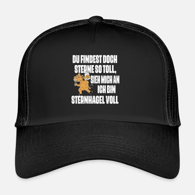 Sieh mich an, ich bin Sternhagel voll! Lustiges Trucker Cap