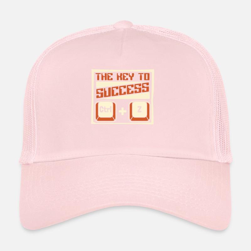 Key To Success Ctrl Z Computer Scientist Admin Trucker Cap