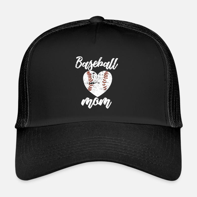 Baseball Baseball Mama Joueur de baseball Casquette trucker 