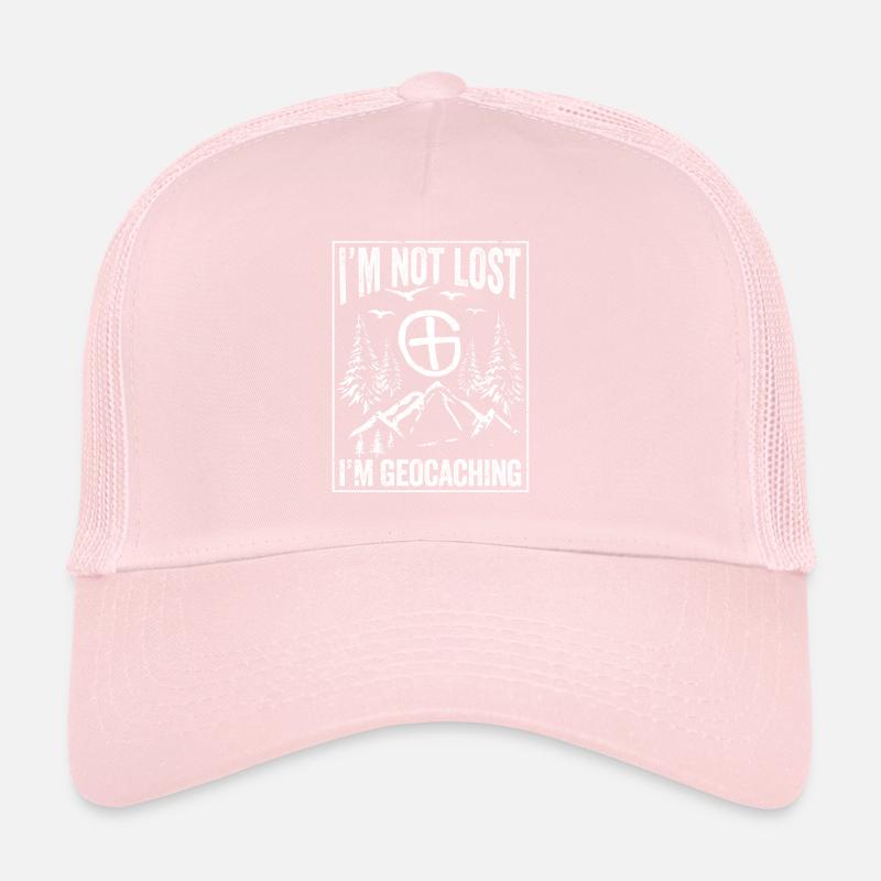 Je ne suis pas perdu, je géocache Casquette trucker 