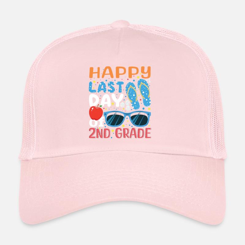 2nd Grade Bye Schools Out Last Class Day Of Summer Casquette trucker 