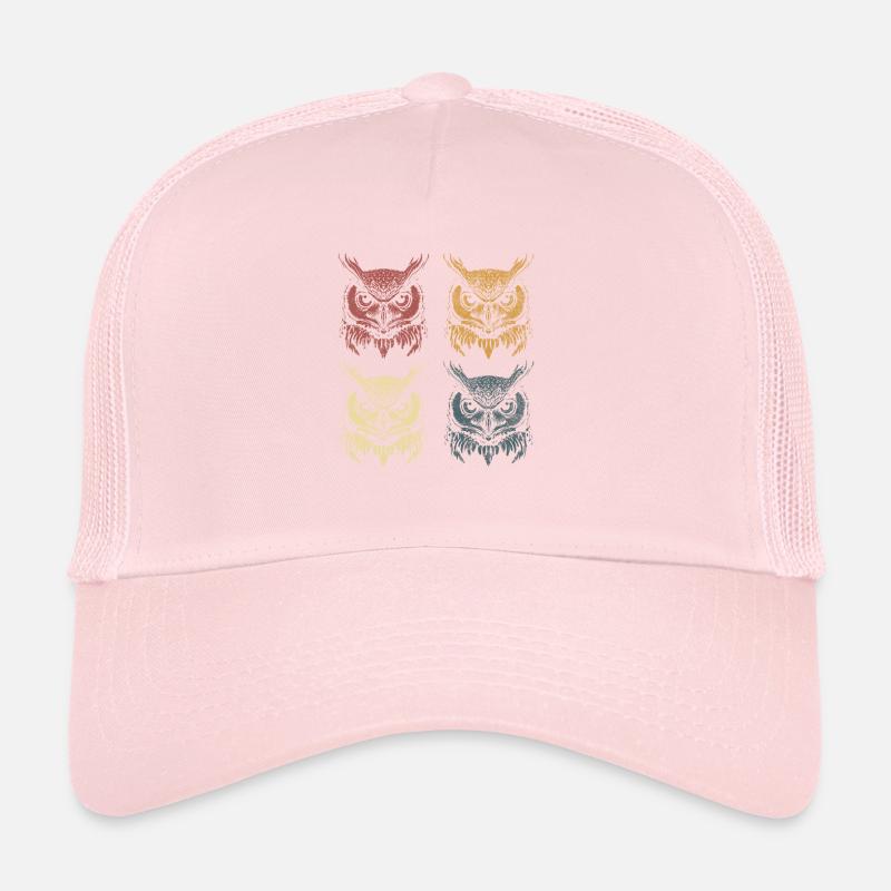 Faune, nature, oiseaux, chouettes, animaux de la Casquette trucker 