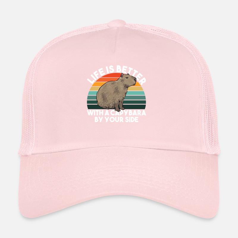 Capybara rodent Trucker Cap