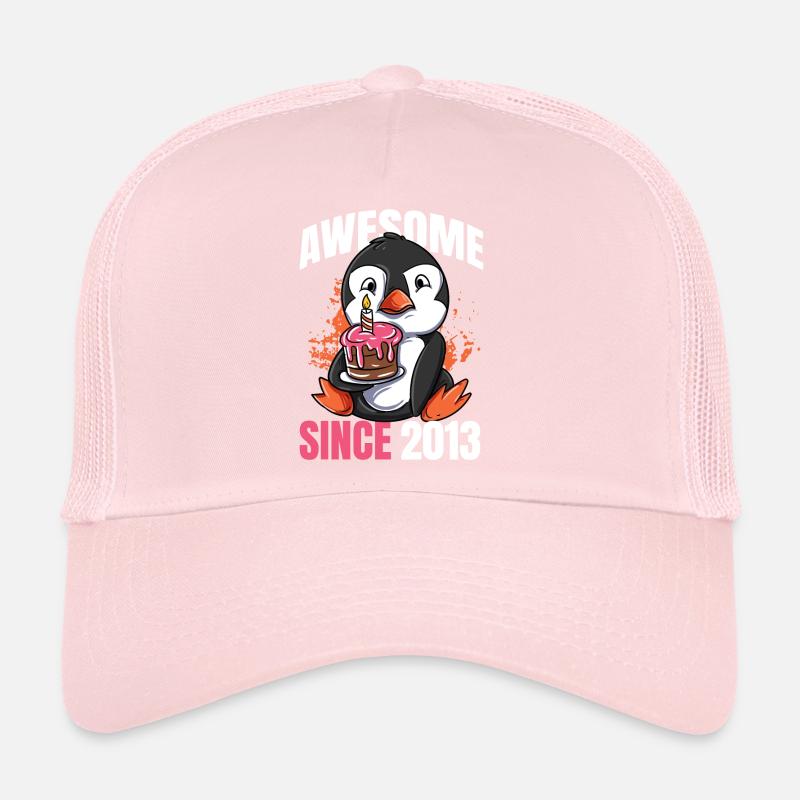 Génial depuis 2013 - 10ème anniversaire de pingouin Casquette trucker 