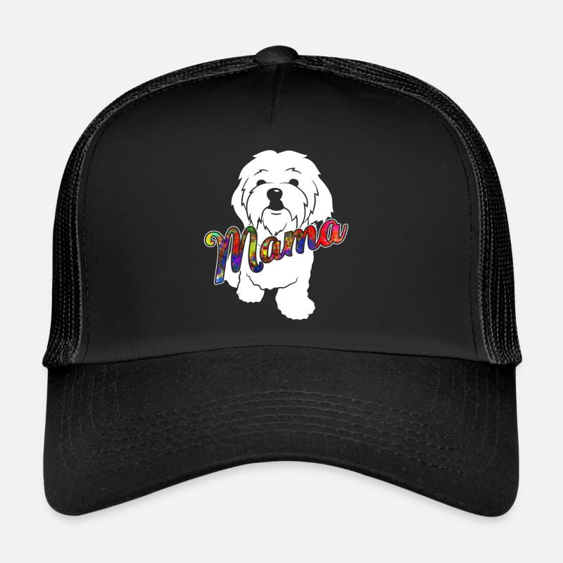 Maltese Maltese Mama Trucker Cap