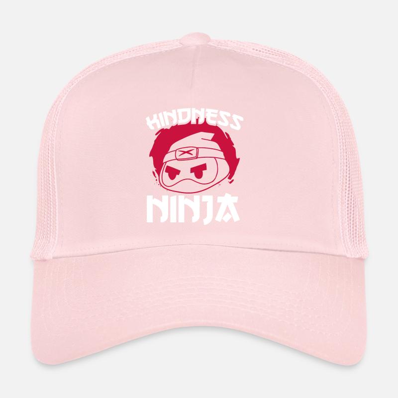Freundlichkeit Roter Ninja Trucker Cap