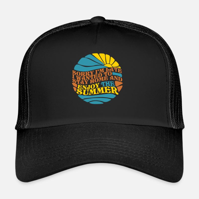 Soleil drôle d’été Casquette trucker 
