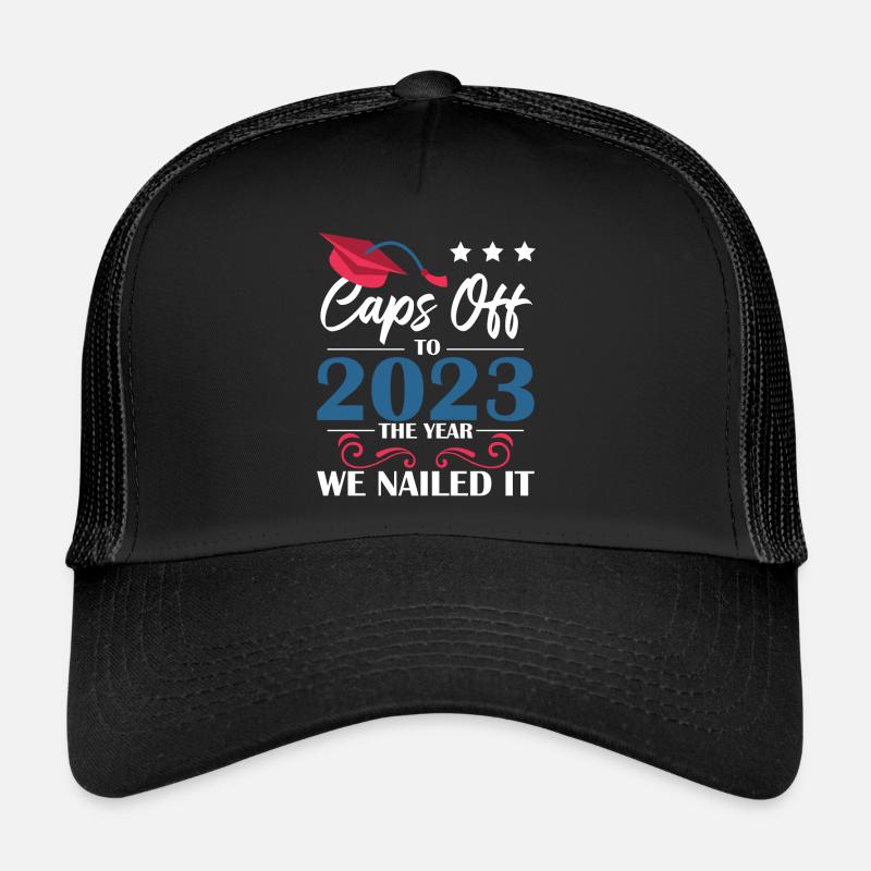 Caps de la graduation jusqu’en 2023 Casquette trucker 