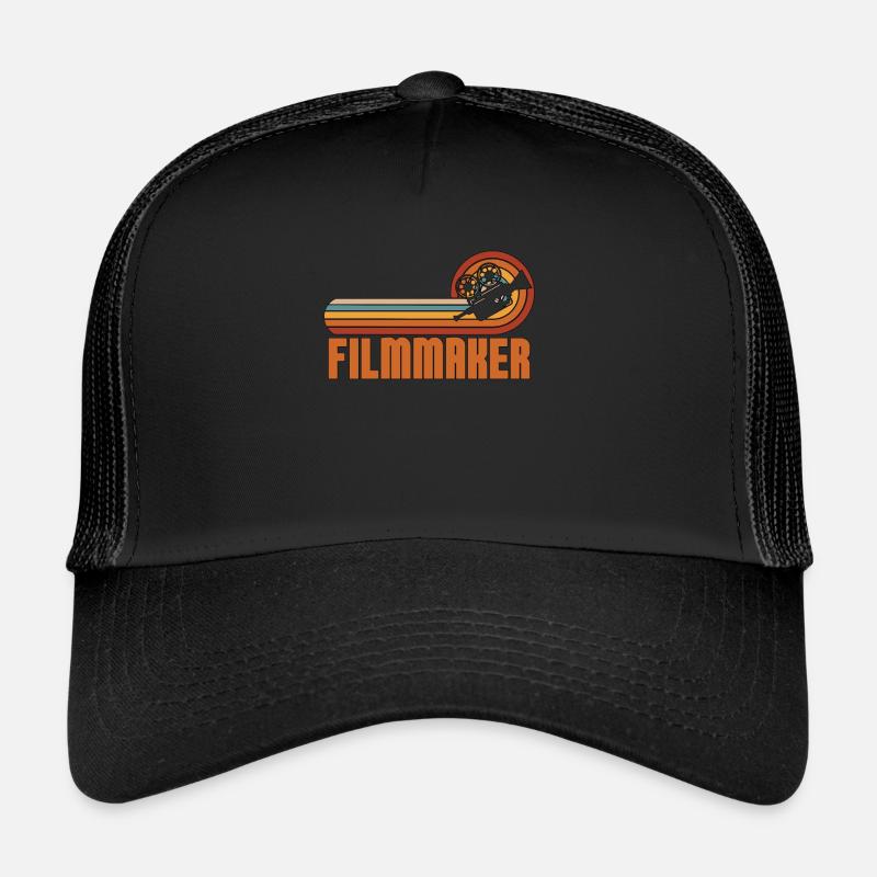 Filmmaking Filmmaker Retro Cinematographer Camera Trucker Cap