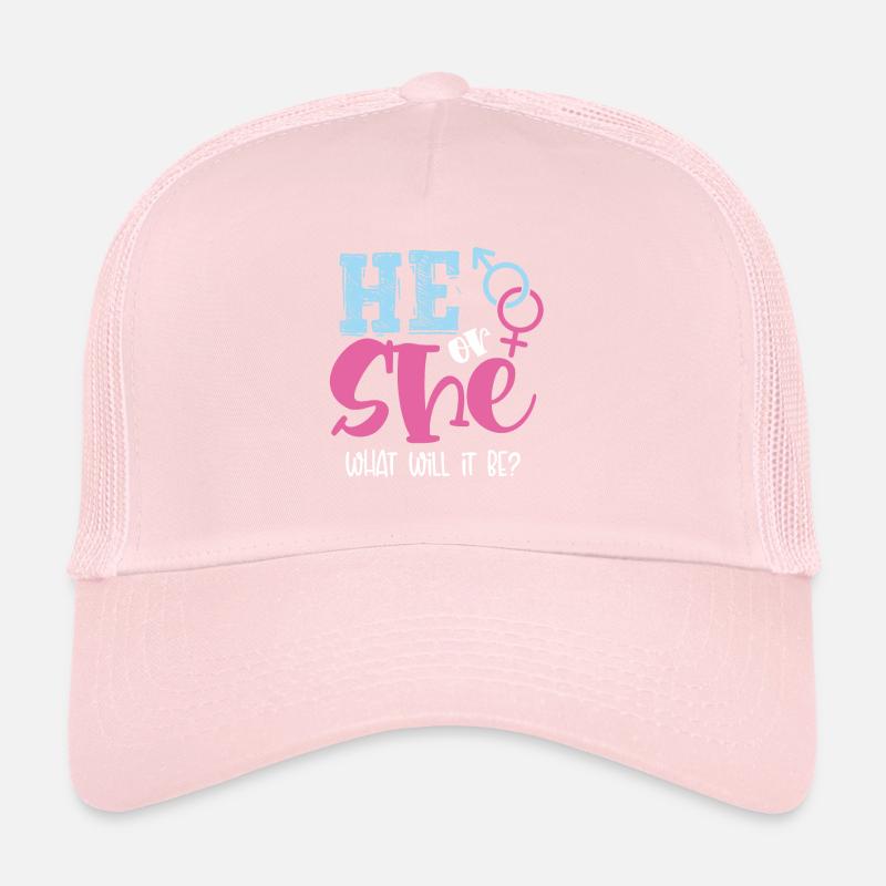 He or she, what will it be? Trucker Cap