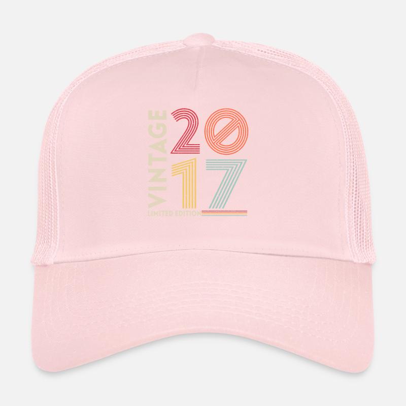 Jahrgang 2017 Geburtstag 4 Jahre Geschenk Trucker Cap