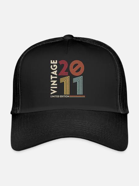 Anniversaire Edition Limitée 2011 - Casquette trucker  - noir/noir - Devant