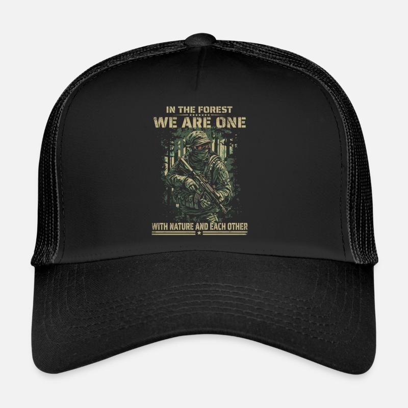 Camouflage de conception tactique des forces spéciales Casquette trucker 