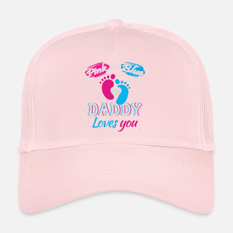 Rosa oder Blau, Papa liebt dich Trucker Cap