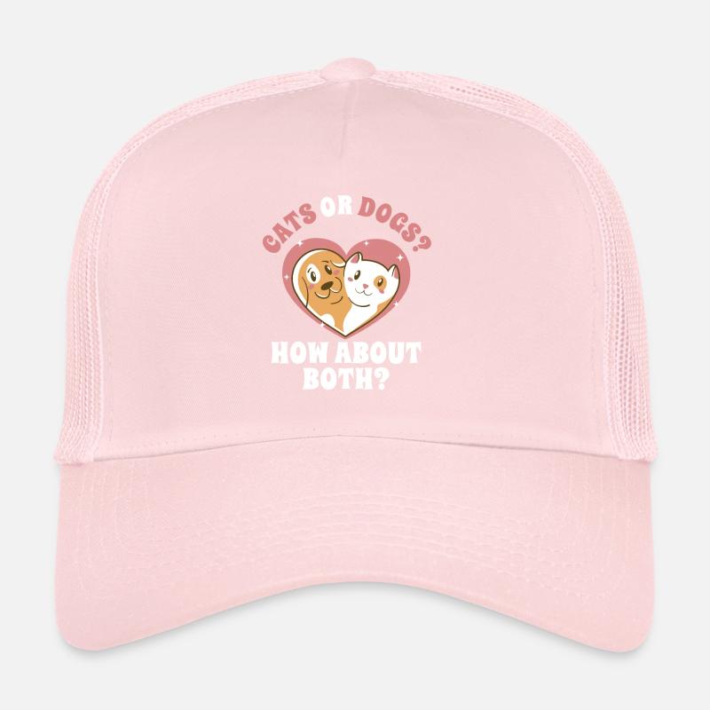 Chats ou chiens, que diriez-vous des deux chats Casquette trucker 