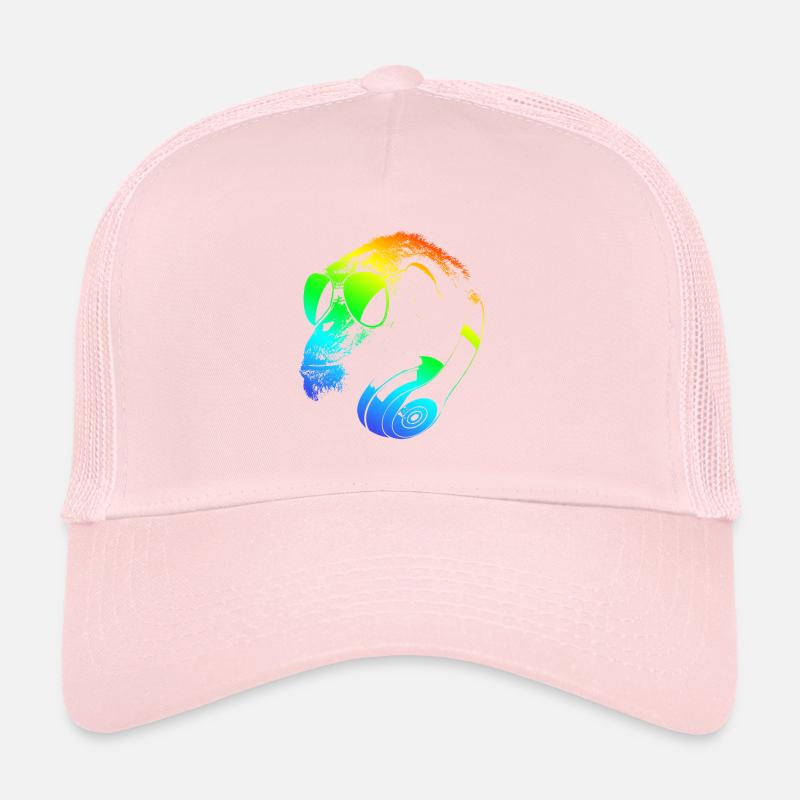 DJ Ape Gorilla Monkey Music Techno Monkey Trucker Cap