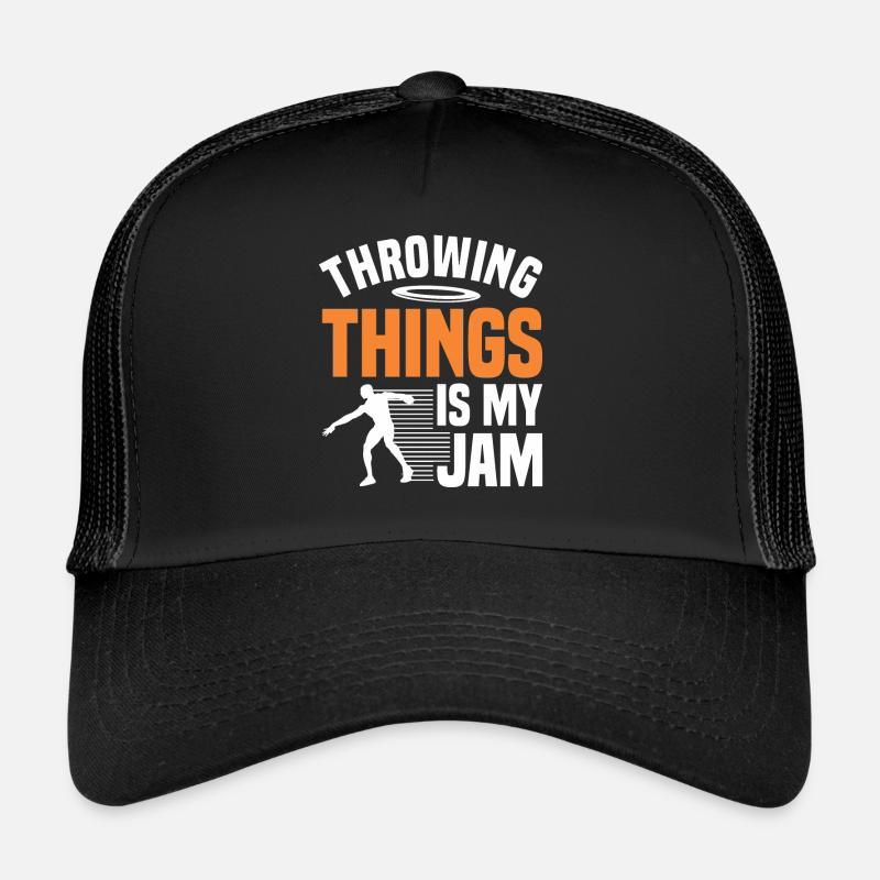Discus Throw Discus Thrower Athletics Discus Trucker Cap