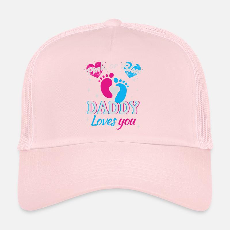 Rose ou bleu, papa t’aime Casquette trucker