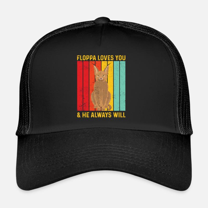 Großer Floppa Karakal Retro Trucker Cap