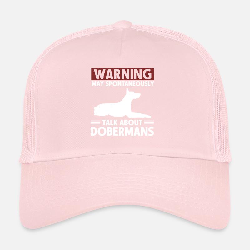 Doberman Pinscher Dog Dobie Trucker Cap