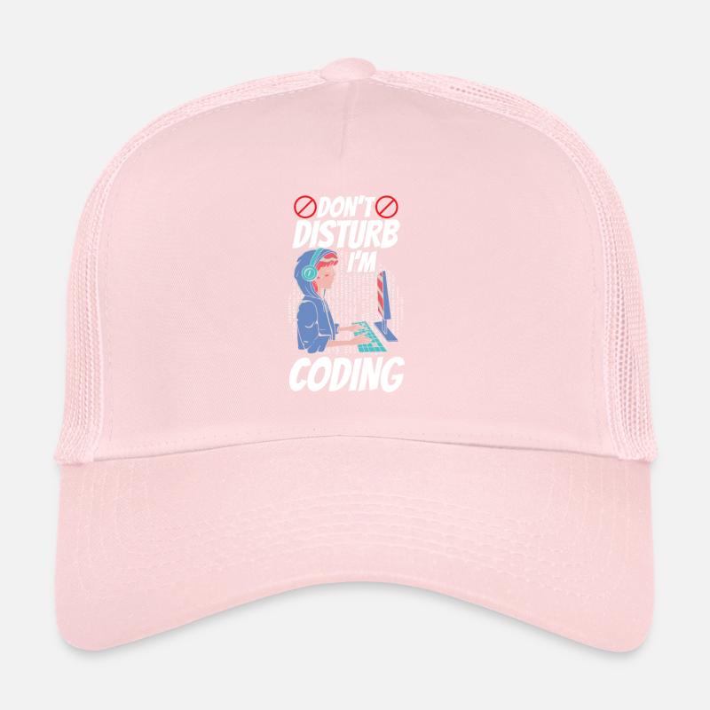 Don't bother: I program Coding Coder Trucker Cap