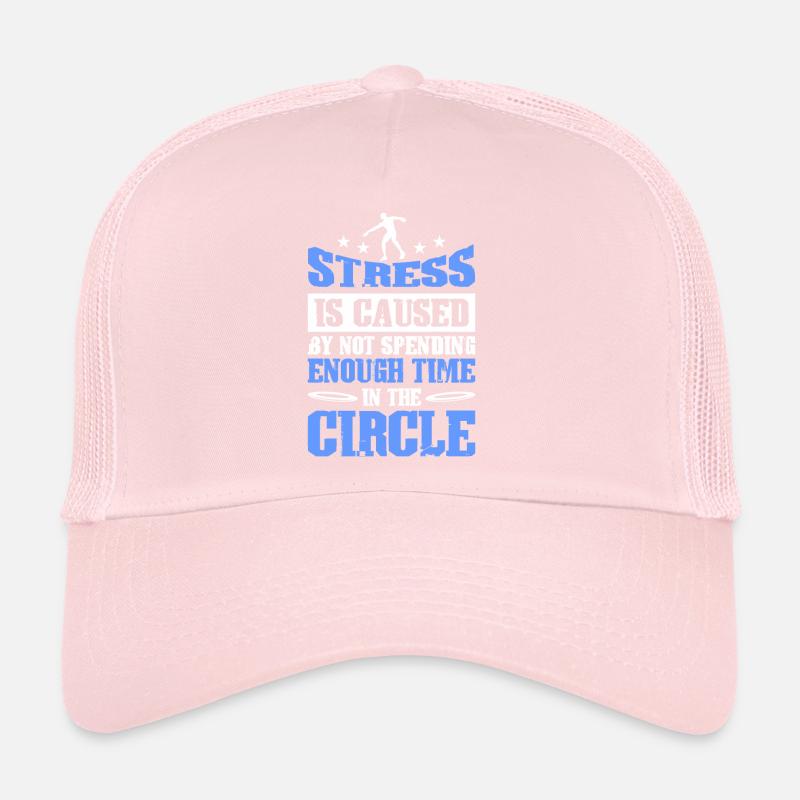 Diskuswurf Diskuswerfer Leichtathletik Diskus Trucker Cap