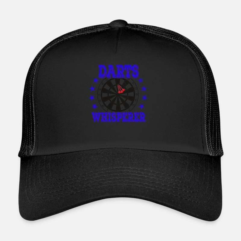Darts Whisperer Funny Vintage Darts Player Trucker Cap