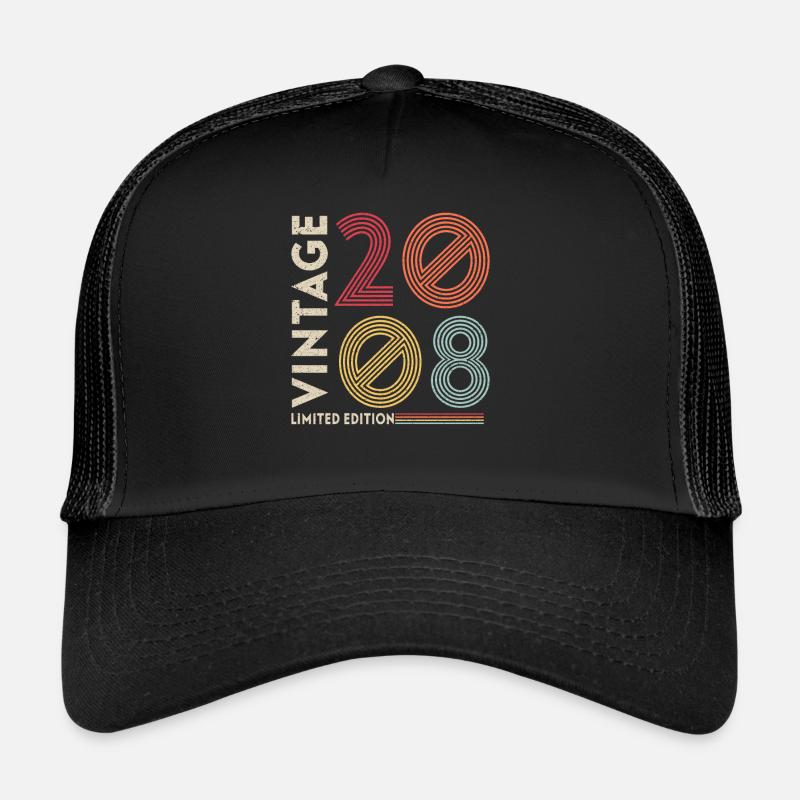 Millésime 2008 Anniversaire Casquette trucker 