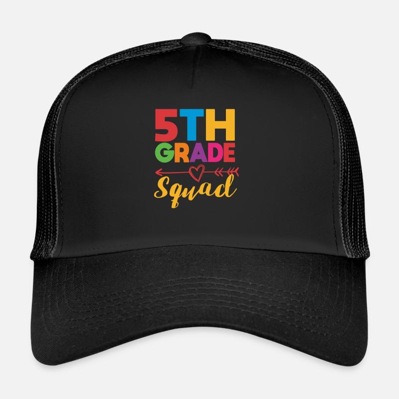 5th Grade Squad Teacher Fifth Student Team Back Trucker Cap