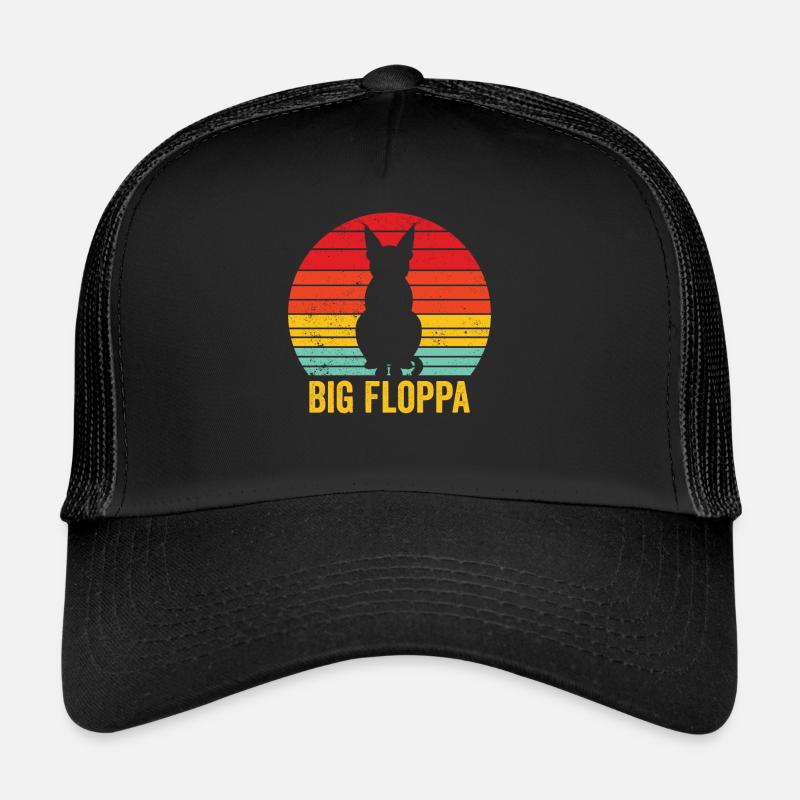 Big Floppa Karakal Katze Meme Retro Trucker Cap