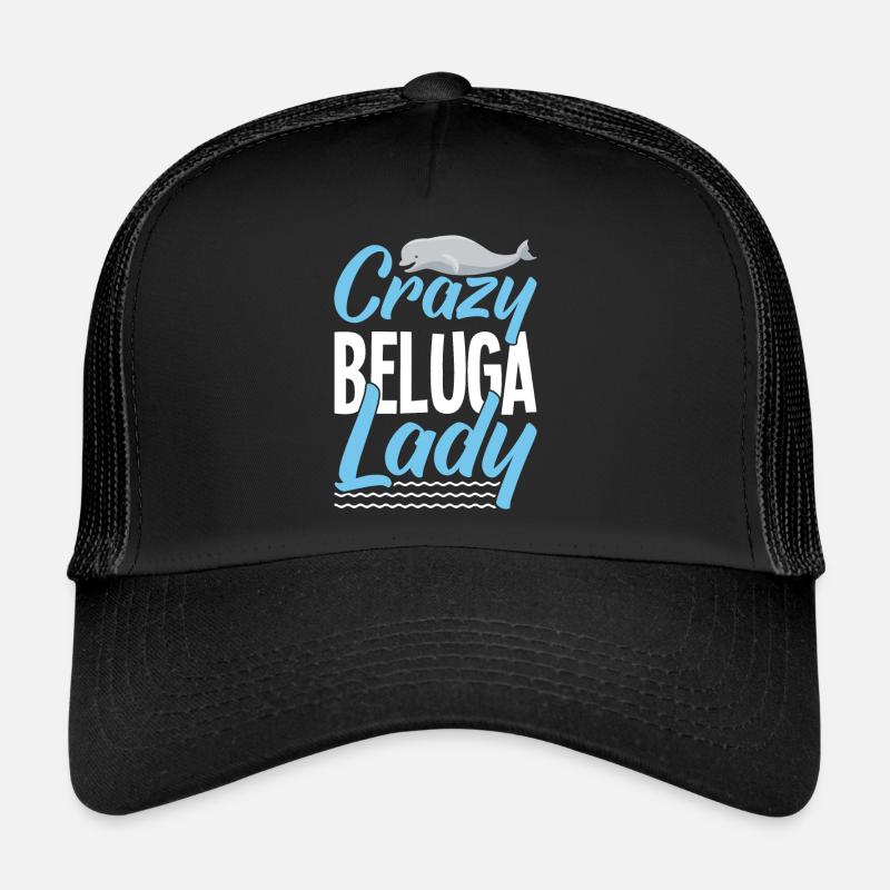 Béluga Béluga Baleine Observation des baleines Dauphin Dauphin Casquette trucker 