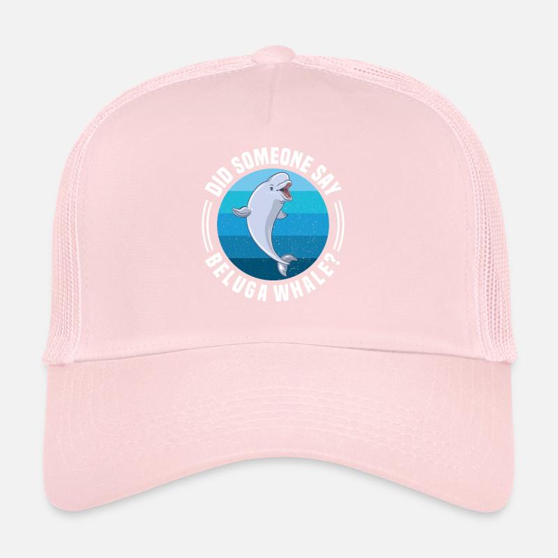 Beluga Whale Beluga Whale Whale Watching Dolphin Dolphin Trucker Cap