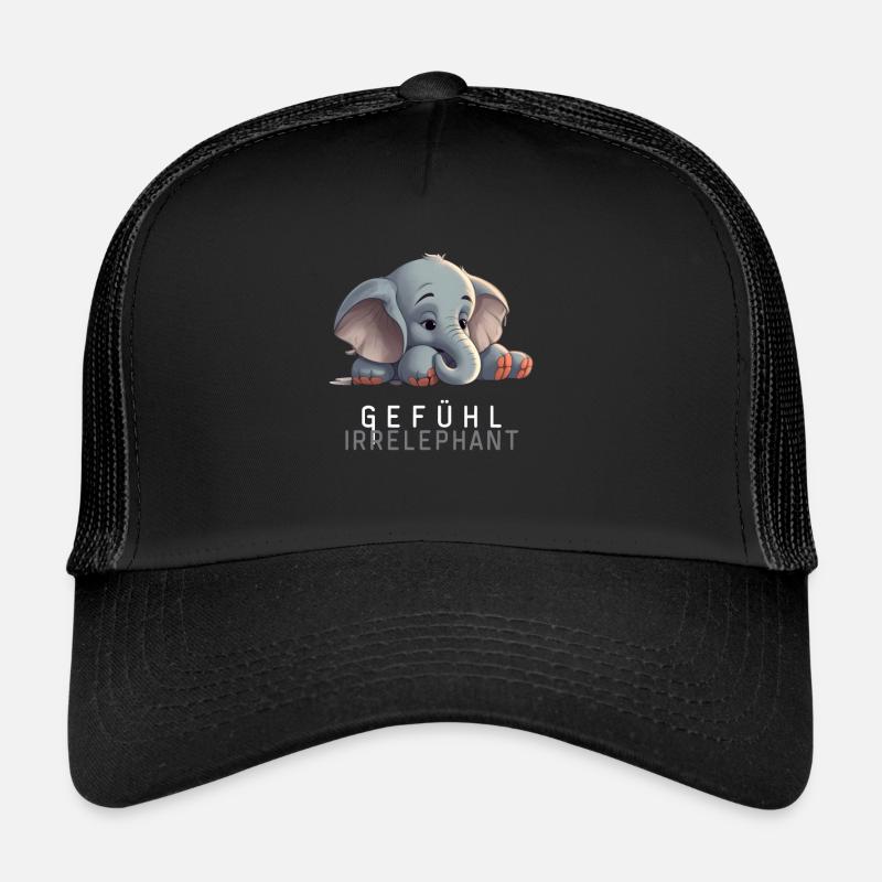 Lustiger Wortwitz irrelevant - Elephant Trucker Cap