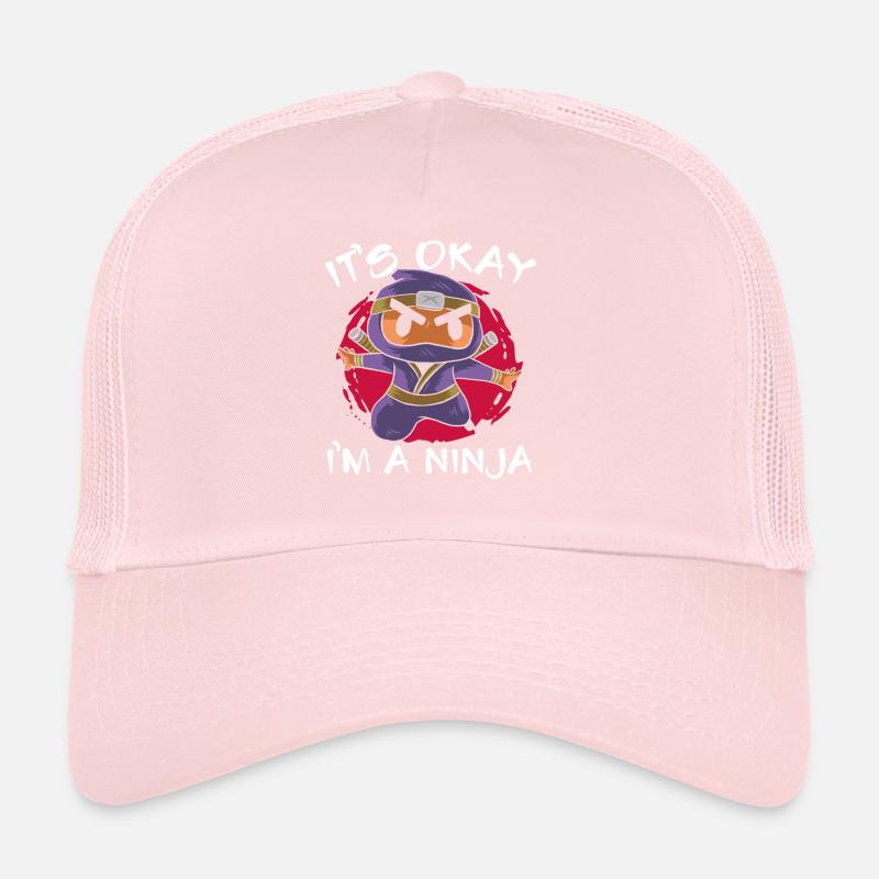 Strong Cute Ninja Trucker Cap